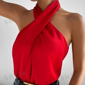 Criss Cross Halter Top